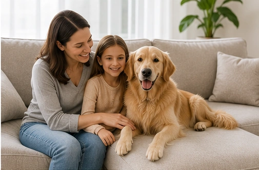 Upholstery cleaning crew working in Williamstown